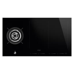 Smeg induktions/gaskogeplade PM3912WLD