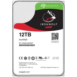 Seagate IronWolf 3,5" intern HDD til NAS (12 TB)