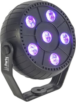 LED PAR lampe 6 x 1.5W RGB