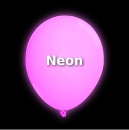 Neon pink uv balloner 100 stk.