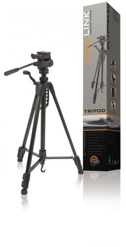 Premium kamera/video stativ vipbar, 148 cm. Sort