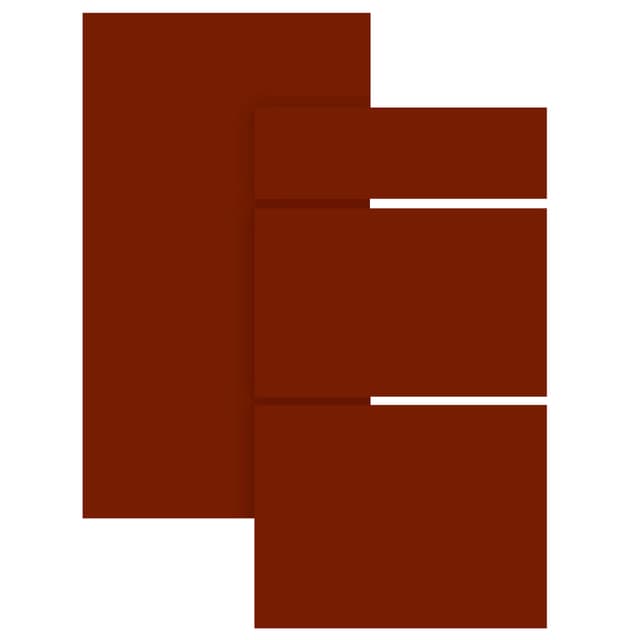 Epoq Trend Red Eclipse skuffefront til kjøkken 40x13