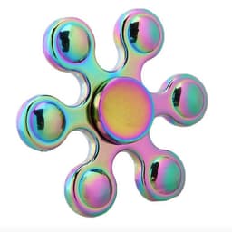 Fidget Spinner - Metal Rainbow Drops