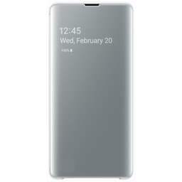 Samsung Galaxy S10 Plus Clear View cover (hvid)