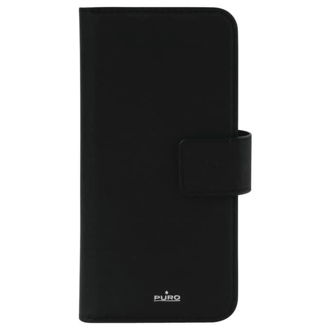 Puro 2-i-1 plånboksfodral iPhone X/Xs (svart)