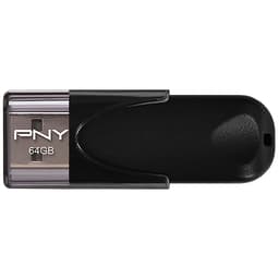 PNY Attache 4 USB 2.0 muistitikku 64 GB (musta)