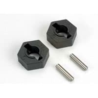 TRX-4954 Hex wheel hubs (2)/ axle pins (2.5x12mm)