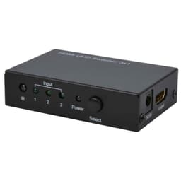 NORTH HDMI Switch 3:1 4K Fjernbetjening/Forstærker