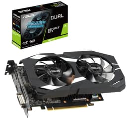 Asus GeForce Dual GTX 1660 Ti OC grafikkort 6G