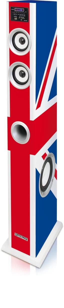 Column speaker with union jack