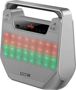 Transportabel bluetooth og USB høyttaler, Sølv