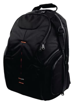 Kamera rygsæk 290x410x150, sort/orange