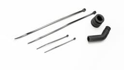 TRX-5245X Pipe Coupler Black Exhaust Deflector