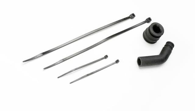 TRX-5245X Pipe Coupler Black Exhaust Deflector