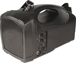 Transportabel højttaler med headset