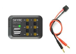 Skyrc dc power distributor banana male 4mm