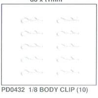 PD0432 Body clips