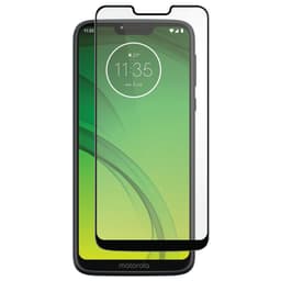 Panzer Full-Fit Motorola Moto G7 Power skjermbeskytter (sort)