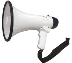 Megafon 35W med siren