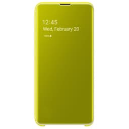 Samsung Galaxy S10e Clear View suojakuori (keltainen)