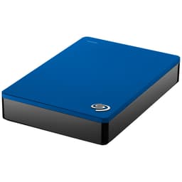 Seagate Backup Plus 5 TB bærbar harddisk (lyseblå)