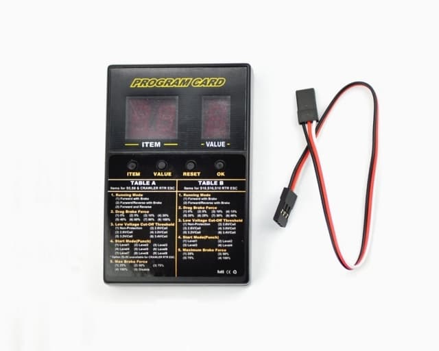 Dragon-RC Program card DS-Series Speed Controller - Elkjøp