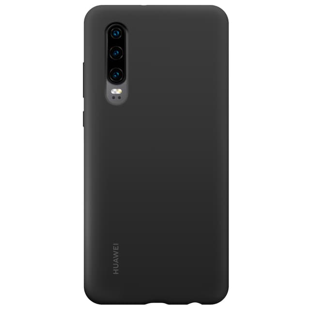 Huawei P30 silikonfodral (svart)