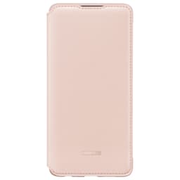 Huawei P30 PU plånboksfodral (rosa)
