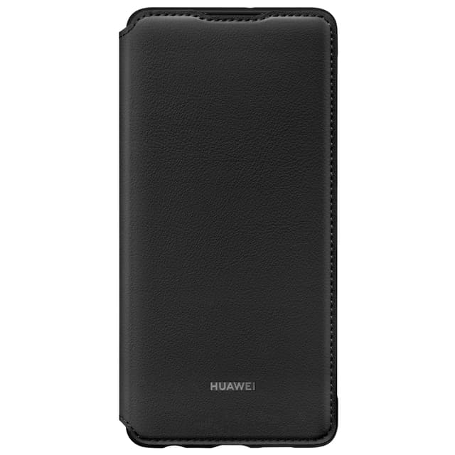 Huawei P30 PU plånboksfodral (svart)