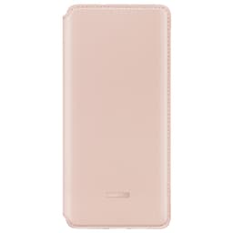 Huawei P30 Pro PU cover med tegnebog (pink)