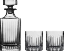 Lyngby glass whiskysett 3 dlr mayfair krystall