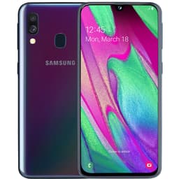 Samsung Galaxy A40 smarttelefon (sort)