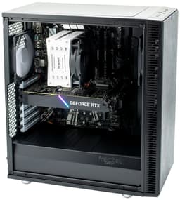 Edge E-Sport stasjonær gaming-PC 2080/Intel (sort)