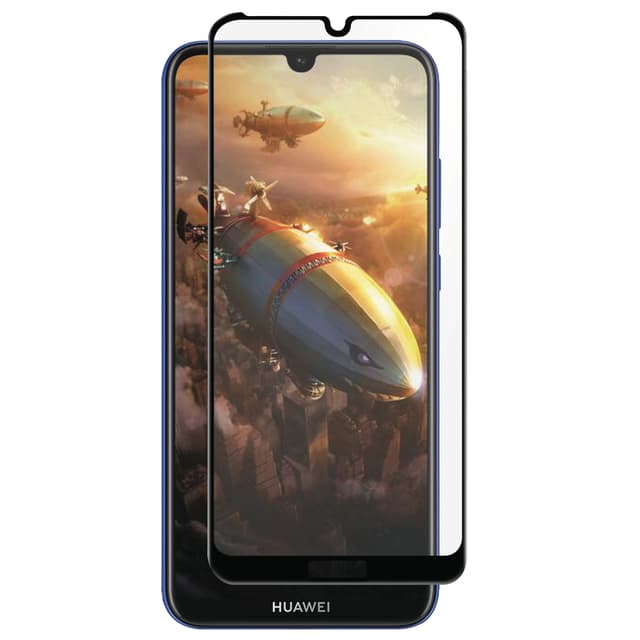 Panzer Full-Fit Huawei Y6 2019 skjermbeskytter (sort)