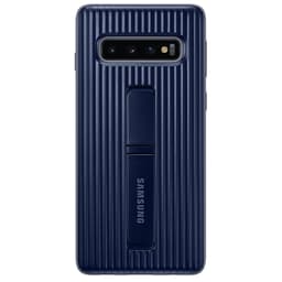 Samsung Galaxy S10 skyddsfodral med inbyggt ställ (svart)
