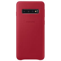 Samsung Galaxy S10 skinndeksel (rød)