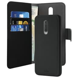 Puro 2in1 Samsung Galaxy A90 lompakkokotelo (musta)