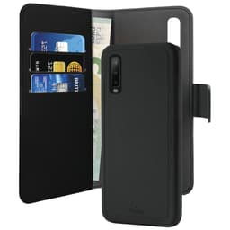 Puro 2-i-1 etui med pung til Samsung Galaxy A70 (sort)