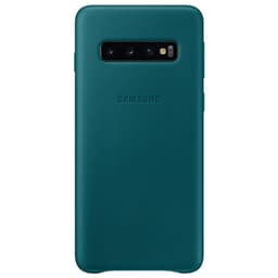 Samsung Galaxy S10 nahkainen suojakuori (vihreä)