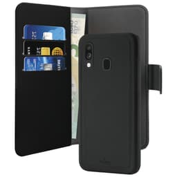 Puro 2-i-1 etui med pung til Samsung Galaxy A40 (sort)