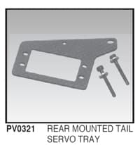 PV0321 Rear Mounted Tail Servo Tray