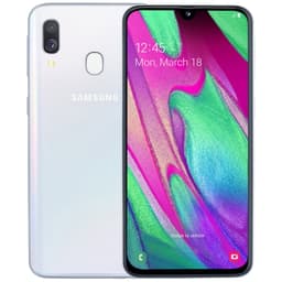 Samsung Galaxy A40 smarttelefon (hvit)