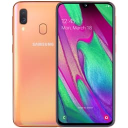 Samsung Galaxy A40 älypuhelin (koralli)