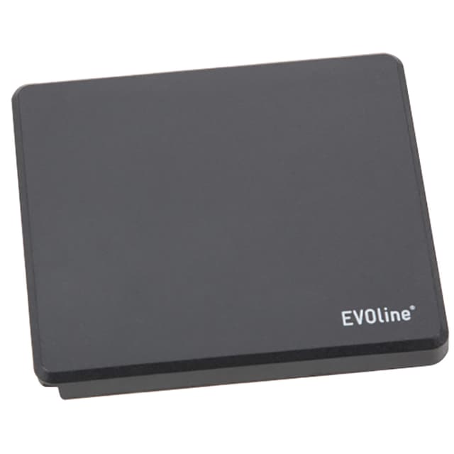 EVOline Square80 stikkontakt E11000092975 (sort)