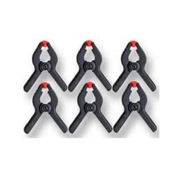 Mini fjørklemmer - 60mm - 6stk