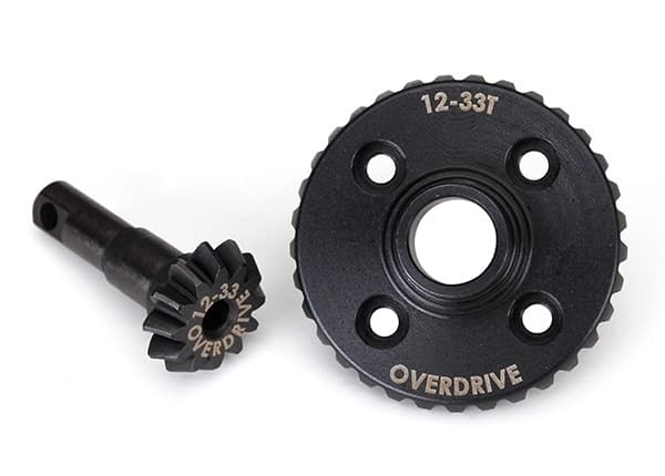 TRX-8287 Ring&Diff Pinion Gear Overdrive 12/33T