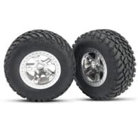 TRX-5873 Slash Tires & wheels, assembled, glued