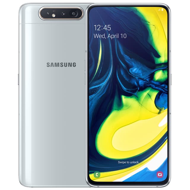 Samsung Galaxy A80 smarttelefon (ghost white)