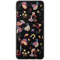 Huawei P30 Lite TPU cover (flower black)