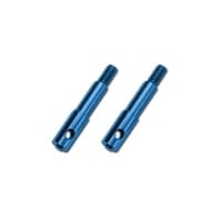 TRX-5537X Wheel spindles, front, 7075-T6 aluminum,